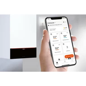Viessmann Gas-Brennwert-Heiztherme Vitodens 300-W – 32 KW – Mit Außentemperatursensor – Z022231 15